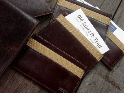 画像2: 革製名刺入れ・レザービジネスカードホルダー/Business　Card Holder(Leather)