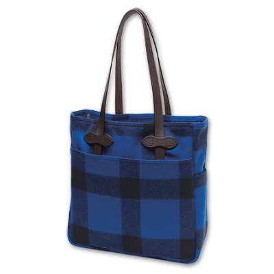 画像1: フィルソン マッキーノ トートバッグ（ブルー×ブラック）/Filson Mackinaw Tote Bag（Blue×Black)
