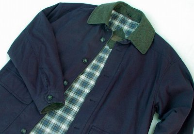 画像2: ペンドルトン ウールカラー コート（ネイビー）/Pendleton Coat