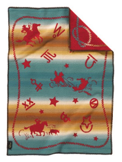 画像2: ペンドルトン コディ ムチャチョ ベビー ブランケット/Pendleton Cody Muchacho Baby Blankets(Scarlet)