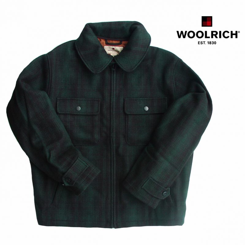 ウールリッチ ウール ジャケット（グリーン ブラック）/Woolrich Wool Jacket(Green/Black) アウターウェア