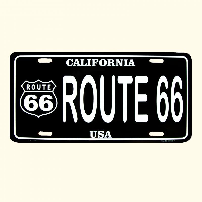 ルート66 ライセンスプレート カリフォルニアUSA/Route66 License Plate