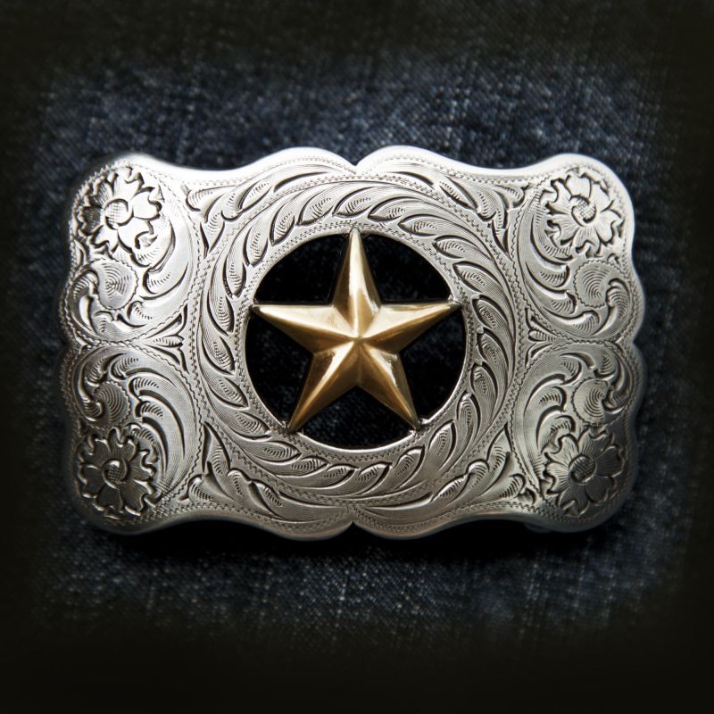 ノコナ ゴールドスター ウエスタン ベルト バックル レザーベルト バックル