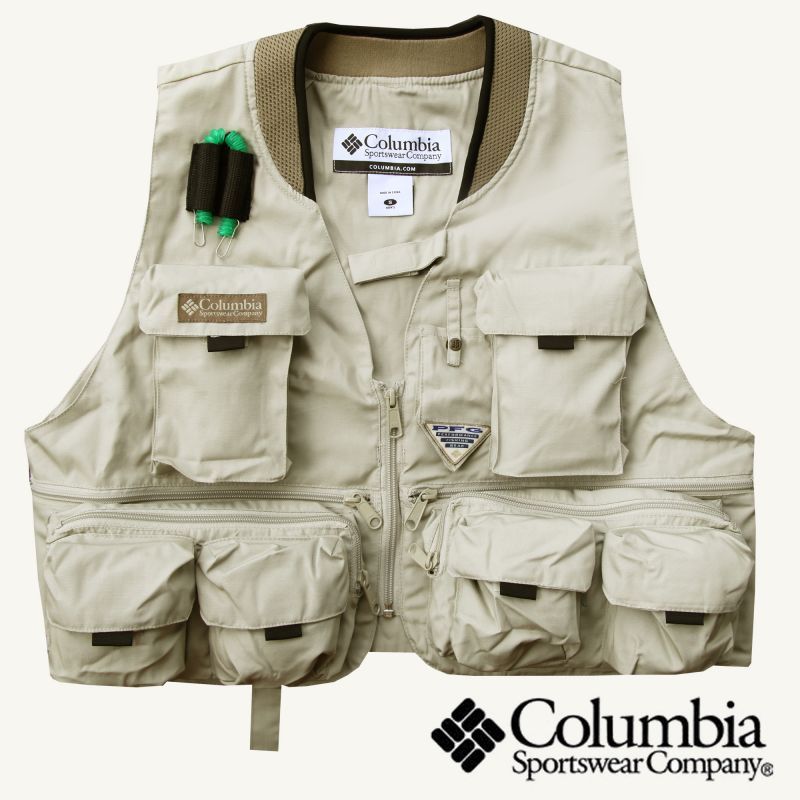 コロンビア フィッシングベスト Columbia Fishing Vest Fossil ベスト