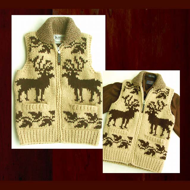 KANATA カナタ ウールカウチンベスト/KANATA Wool Cowichan Vest ベスト