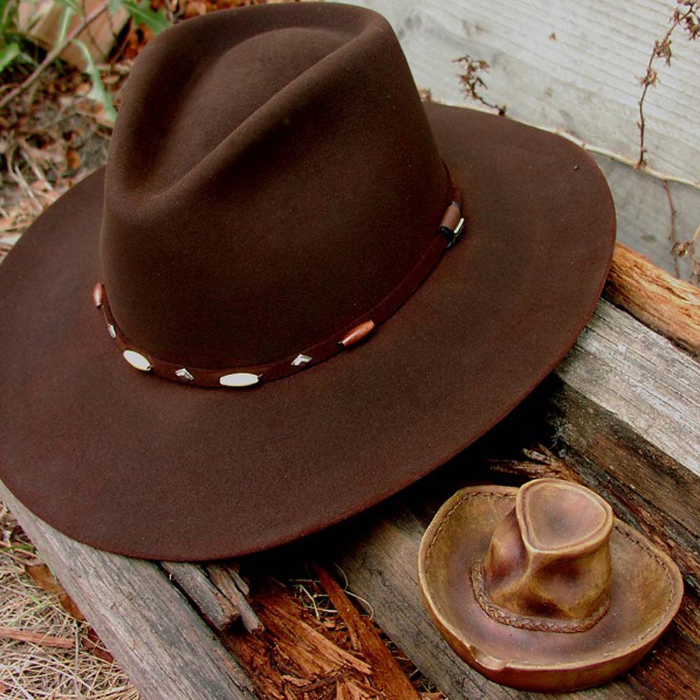 カウボーイハット アッシュトレイ Cowboy Hat Ashtray ログホームデコ