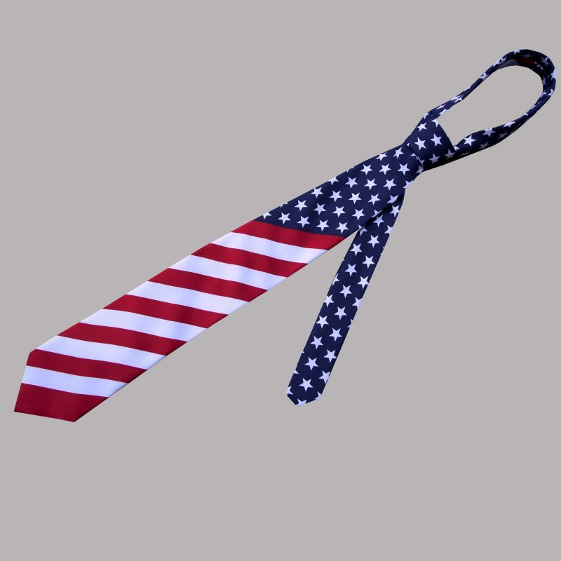 画像1: 星条旗・アメリカ国旗 ネクタイ/Necktie (1)