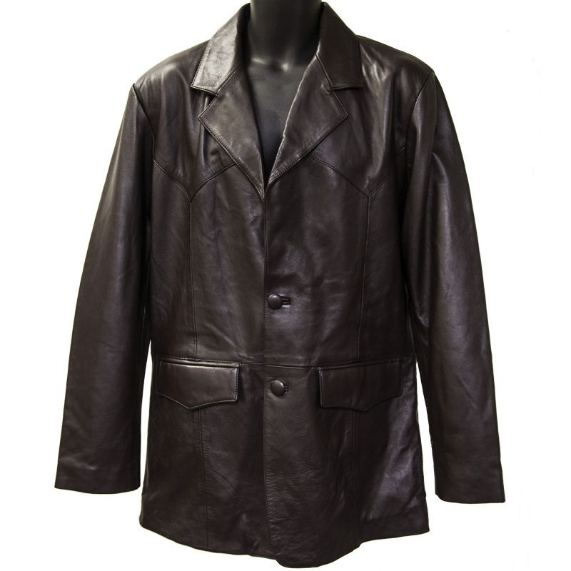 ウエスタン レザージャケット（ブラウン）40/Western Leather Jacket