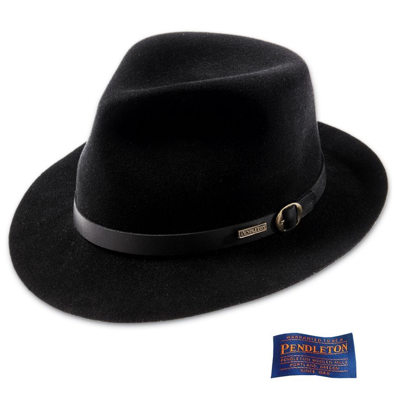 ペンドルトン フェドラ ハット ブラック pendleton fedora hat black