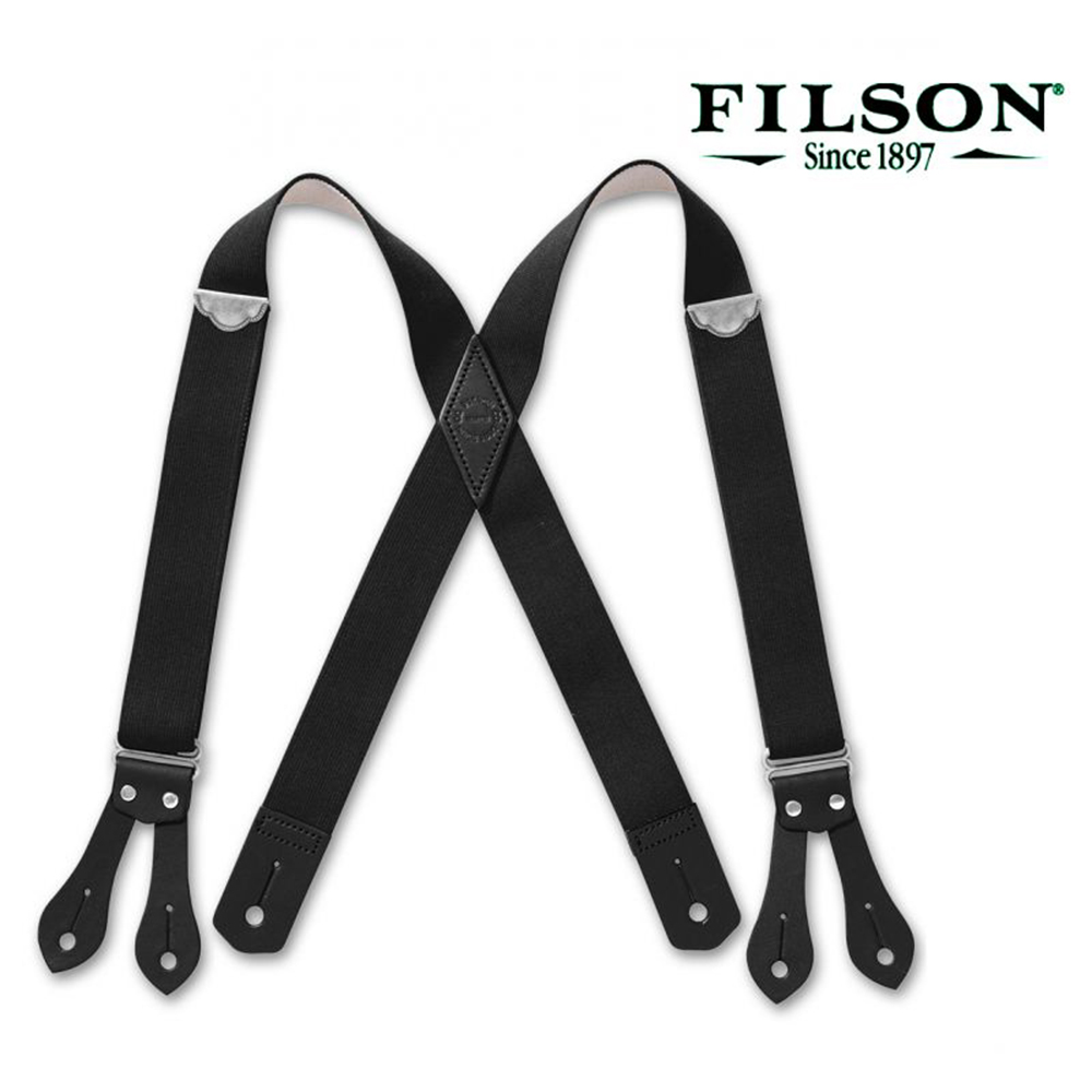 フィルソン タブ サスペンダー(ブラック)/Filson Tab Suspenders(Black) パンツ・ソックス・サスペンダー