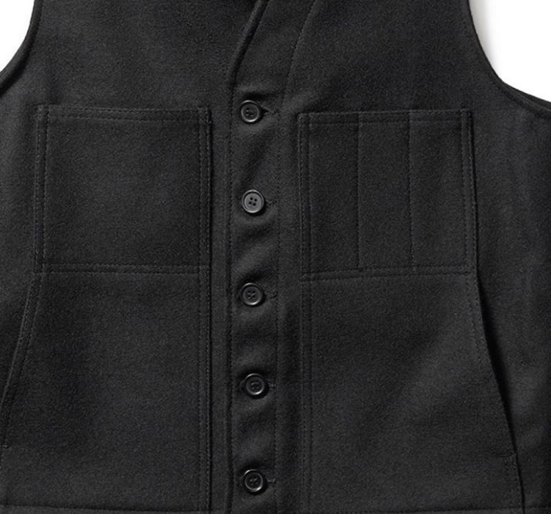 フィルソン マッキーノ ウールベスト（ブラック）38/Filson Mackinaw Wool Vest(Black)