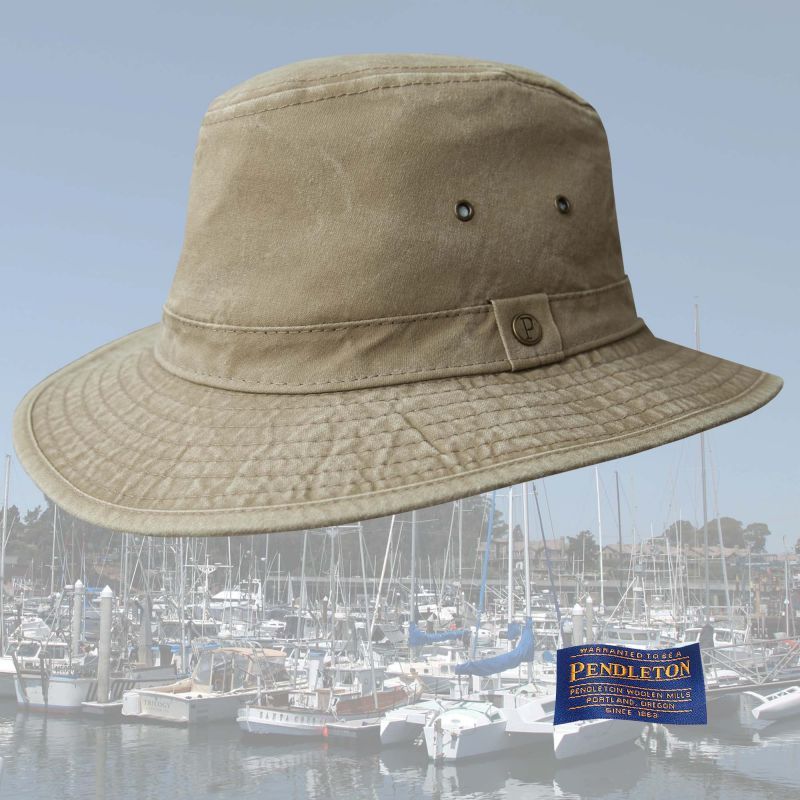 画像1: ペンドルトン キャンバス インディアナ ハット（タン）/Pendleton Canvas Indiana Hat(Tan) (1)