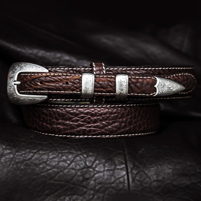 bison leather belts
