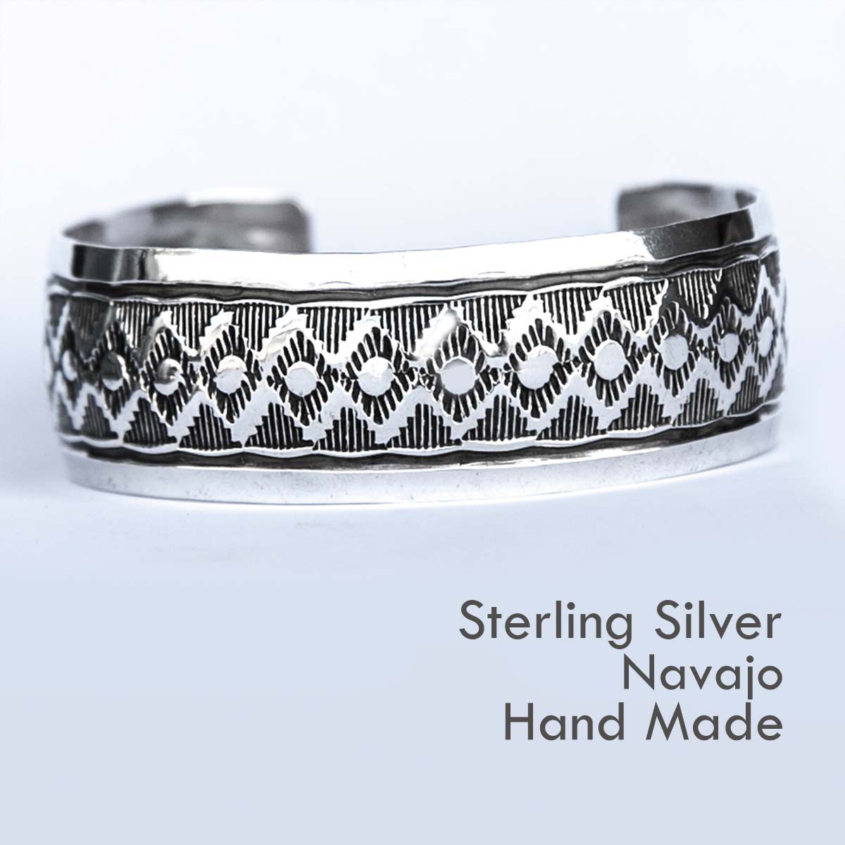 ナバホ スターリングシルバー ハンドメイド ブレスレット/Navajo Sterling Silver Bracelet