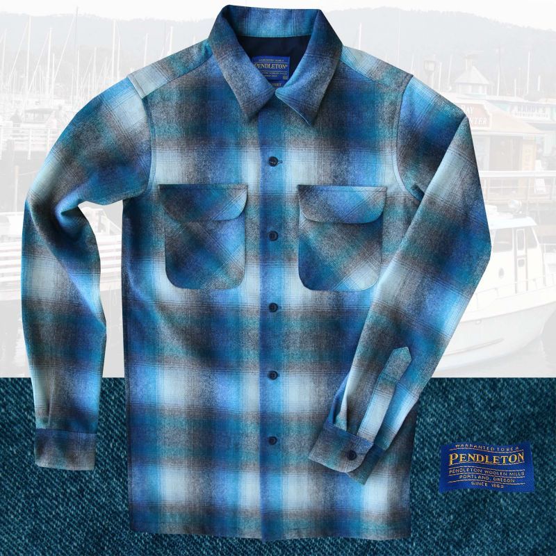 ペンドルトン ウールシャツ ビンテージフィット ボードシャツ ラグーン・タンXXS/Pendleton Vintage Fit Board Shirt
