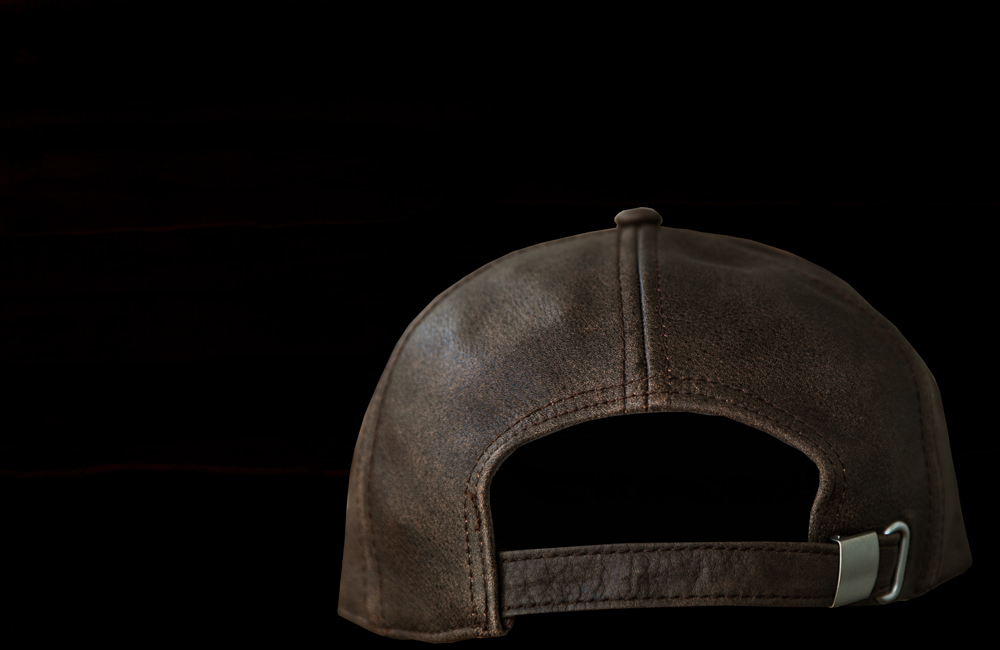 レザーキャップ（ブラウン）/Leather Baseball Cap(Brown) キャップ