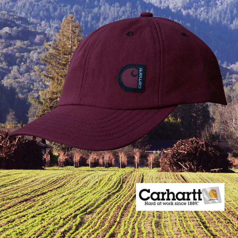 カーハート キャップ（ワイン）/Carhartt Cap(C Label/Wine) キャップ