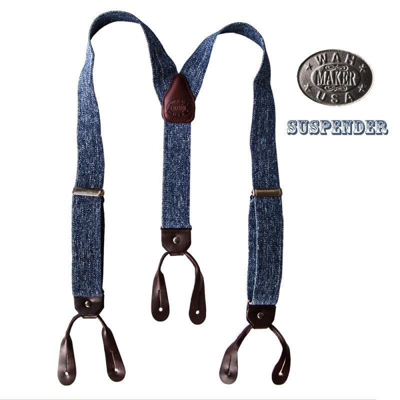 the old frontier clothingサスペンダー デニム