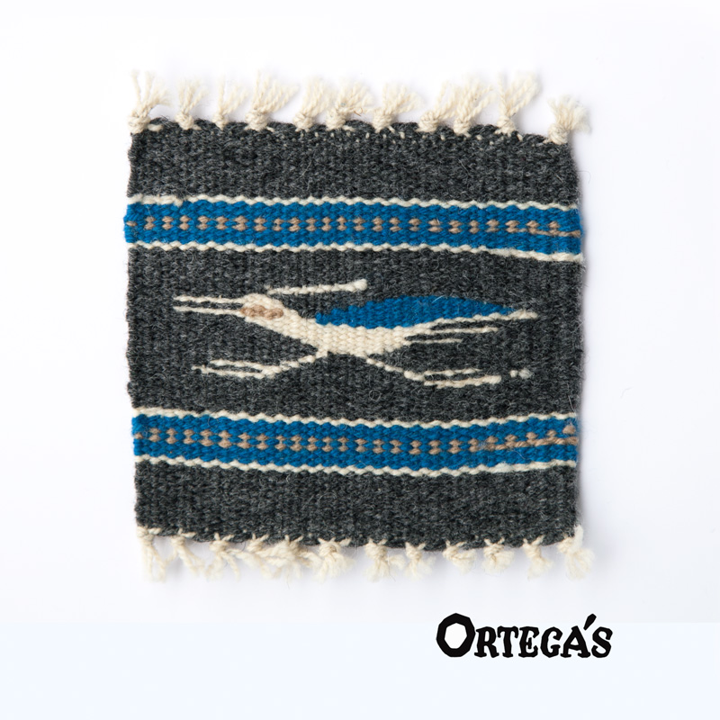 オルテガ ウール コースター ロードランナー（12cm×12cm）/Ortega's Wool Coasters キッチンテーブルウエアー