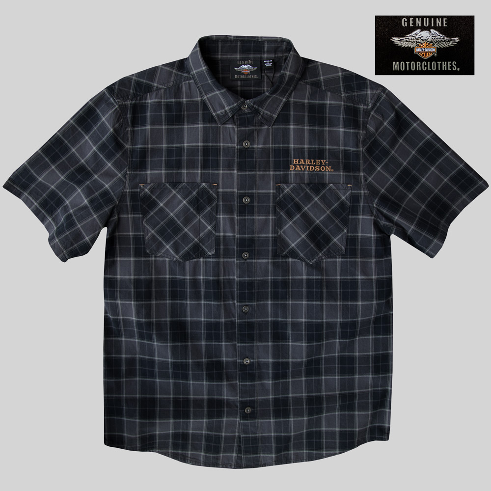 ハーレーダビッドソン 半袖シャツ（ブラック）S/Harley Davidson Shortsleeve Shirt(Black)