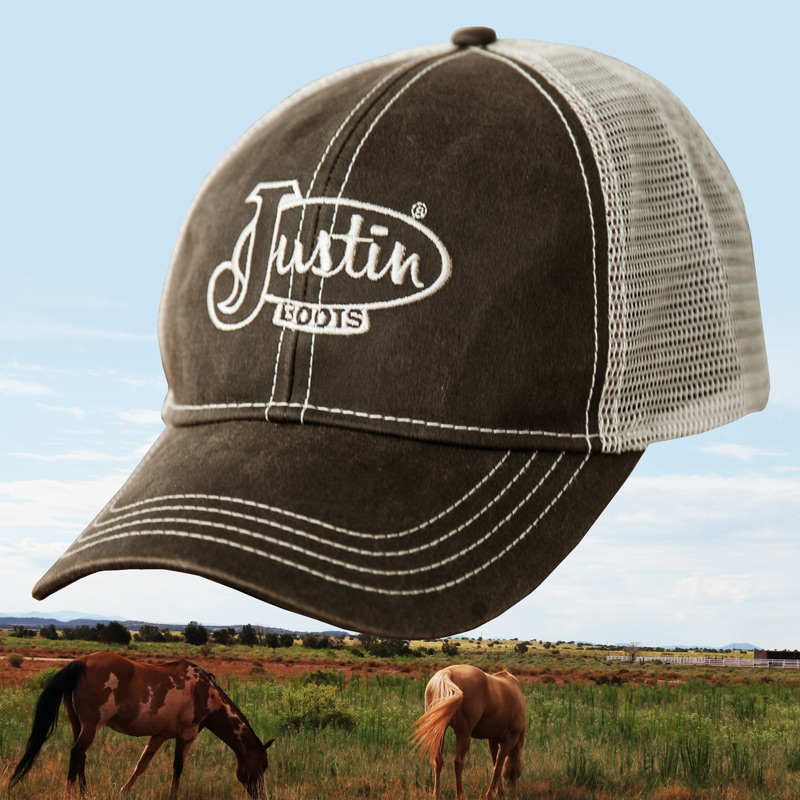justin boots caps
