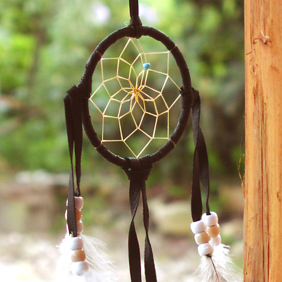 ドリームキャッチャー3 ブラック Dream Catcher ウォールデコ