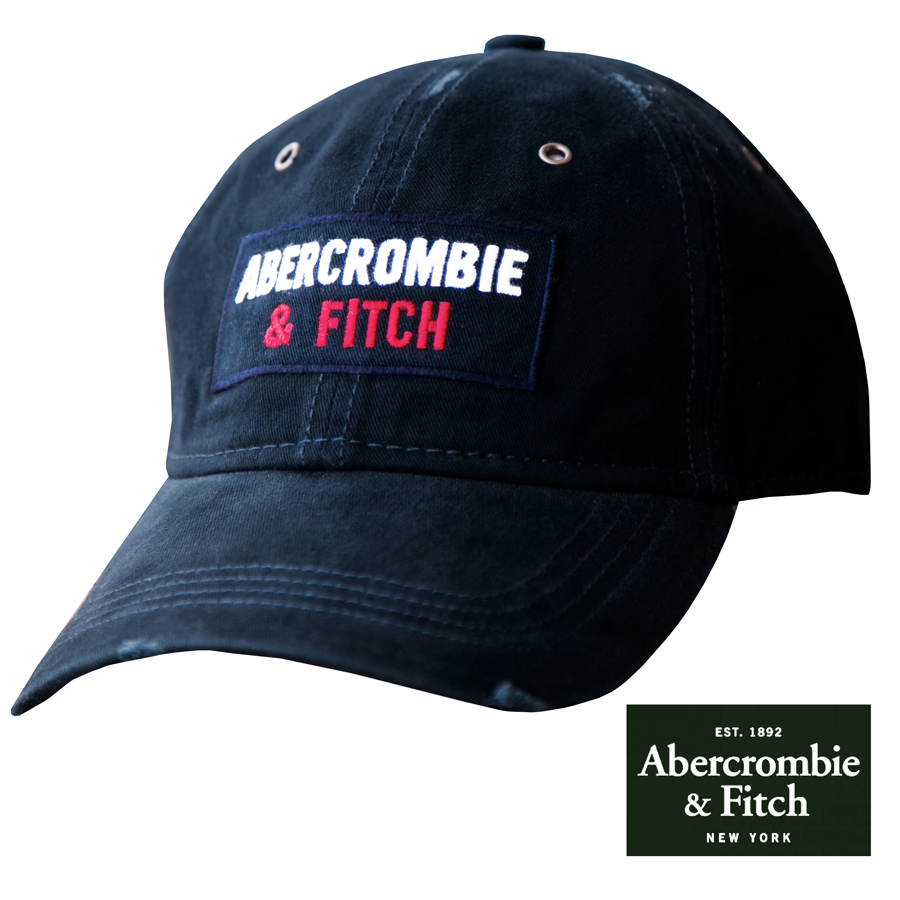 アバクロンビー＆フィッチ ロゴ キャップ（ネイビー）/AbercrombieFitch Cap(Navy) キャップ