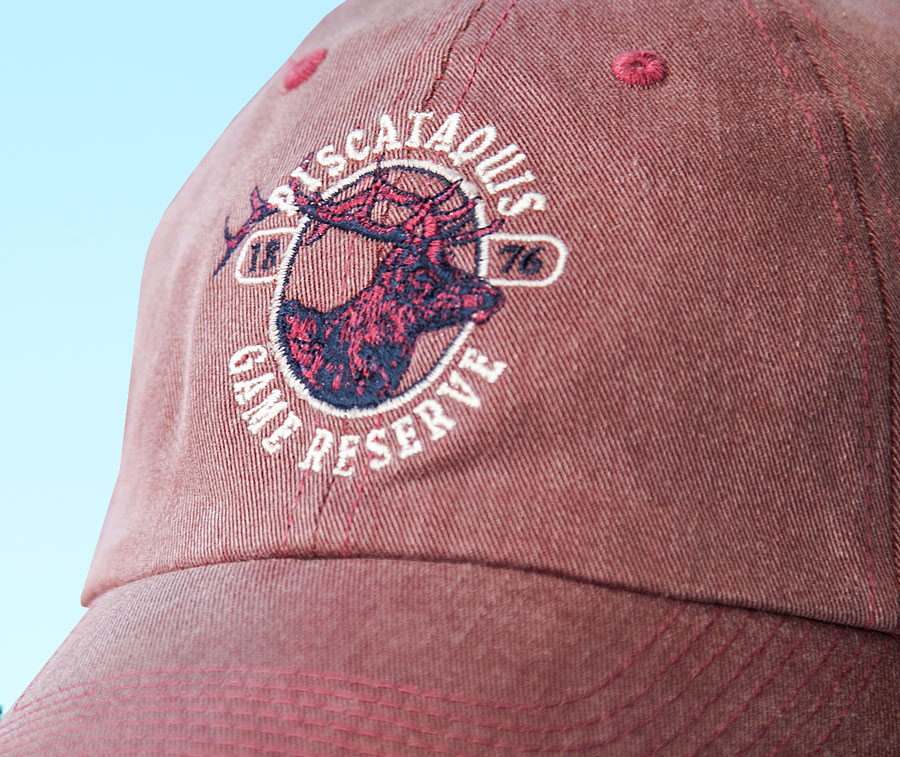 ピスカタキス ゲーム リザーブ エルク鹿 ハンティング キャップ（ウォッシュドバーガンディー）/PISCATAQUIS GAME RESERVE  Hunting Cap(Burgundy) キャップ