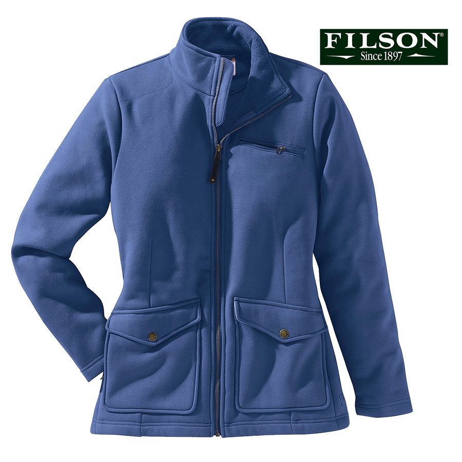 画像1: フィルソン レディース モールスキン フリース ジャケット（ブルーインディゴ）XS/Filson Moleskin Fleece Jacket Blue Indigo(Women's) (1)