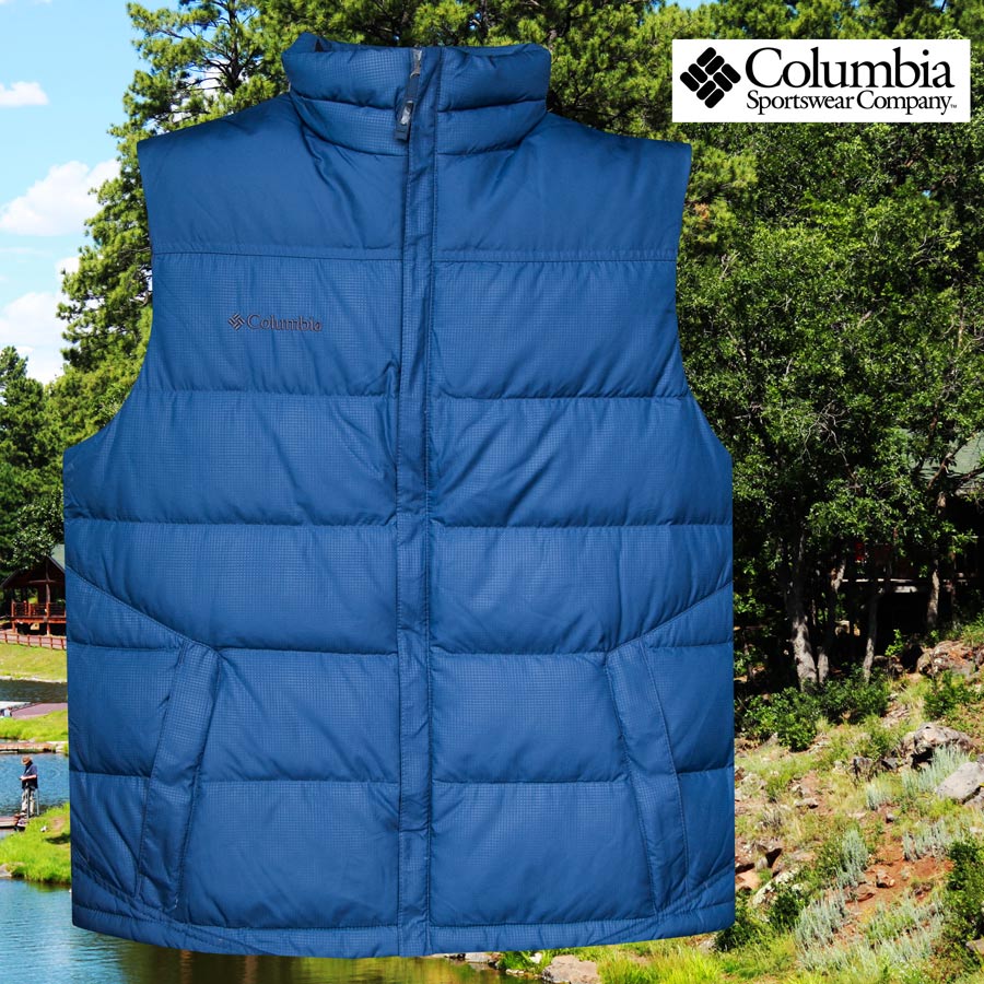 コロンビア ダウン ベスト（カーボンブルー）M/Columbia Down Vest(Carbon) ベスト