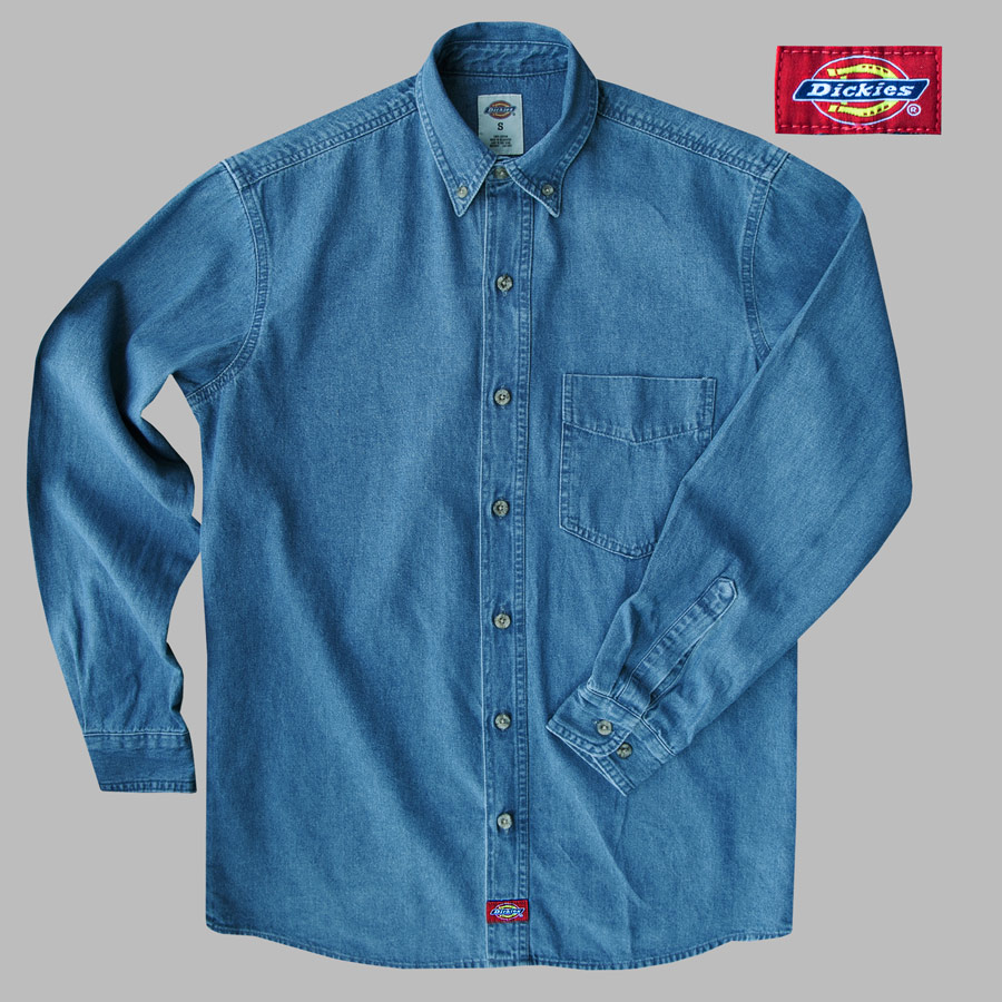 ディッキーズ デニム シャツS/Dickies Denim Shirt 長袖シャツ