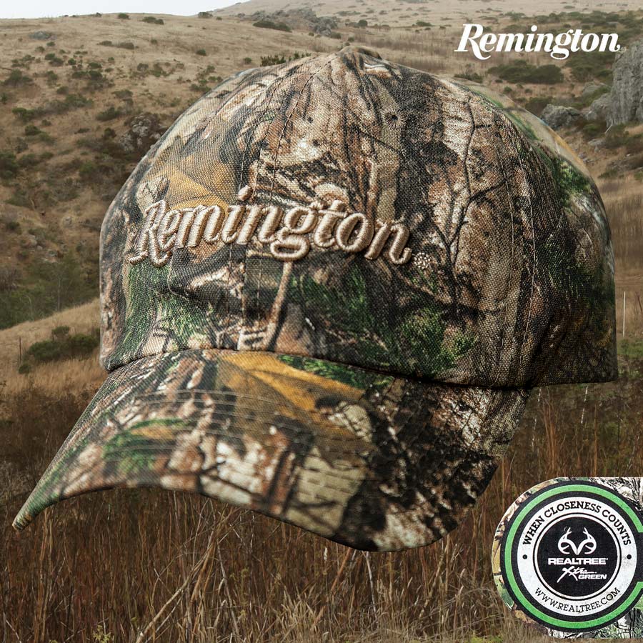 画像1: レミントン 刺繍 ロゴ リアルツリー カモ  キャップ/ Remington Realtree Xtra Camo Cap (1)