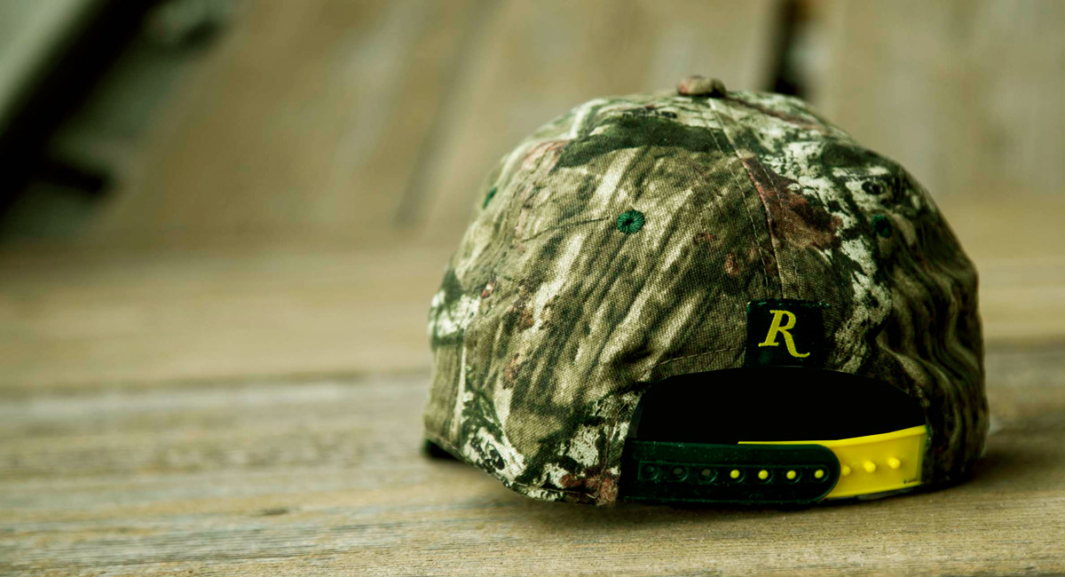 レミントン 刺繍ロゴ モッシーオーク カモ キャップ/Remington Mossy Oak Break Up Infinity Camo Cap  キャップ