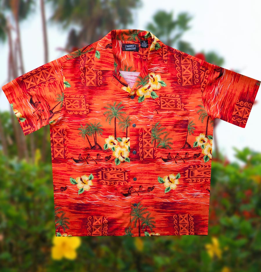 WAXMAN BROTHERS】HAWAII SHIRTS：シャツS身幅 - シャツ/ブラウス(半袖