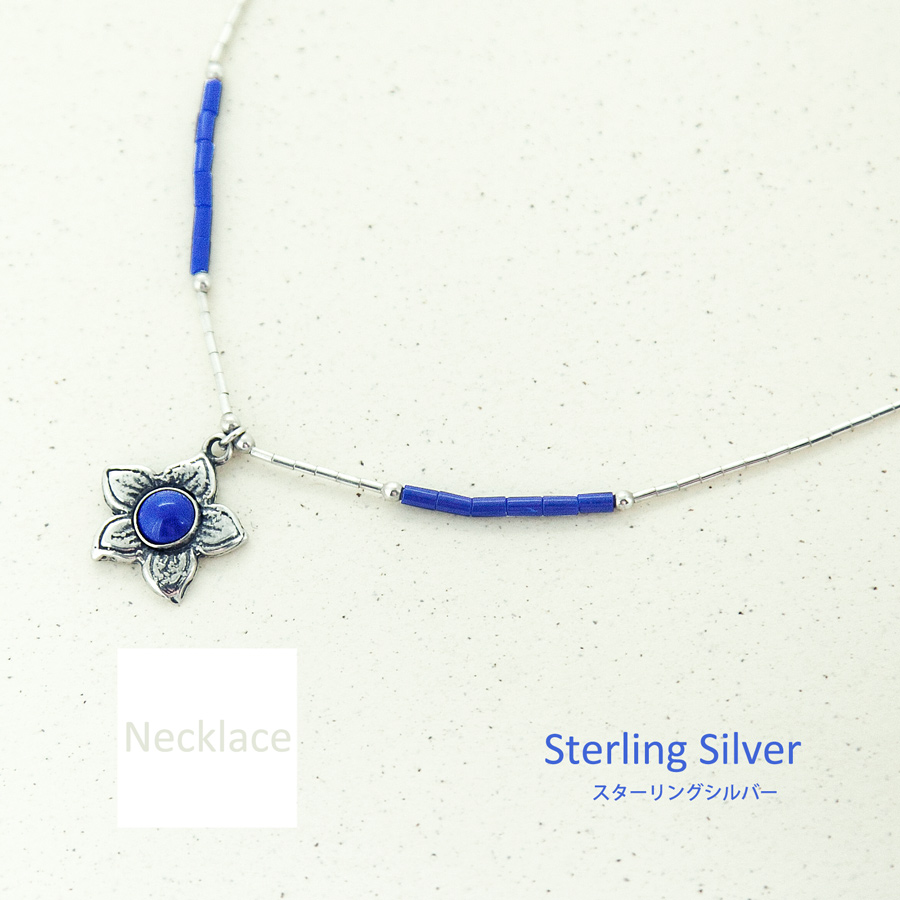 リキッド シルバー・スターリングシルバー ネックレス/Liquid Silver Necklace
