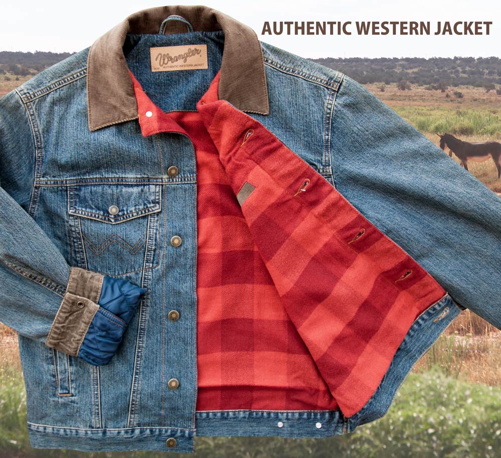 WRANGLER Western Blanket Denim Jacket