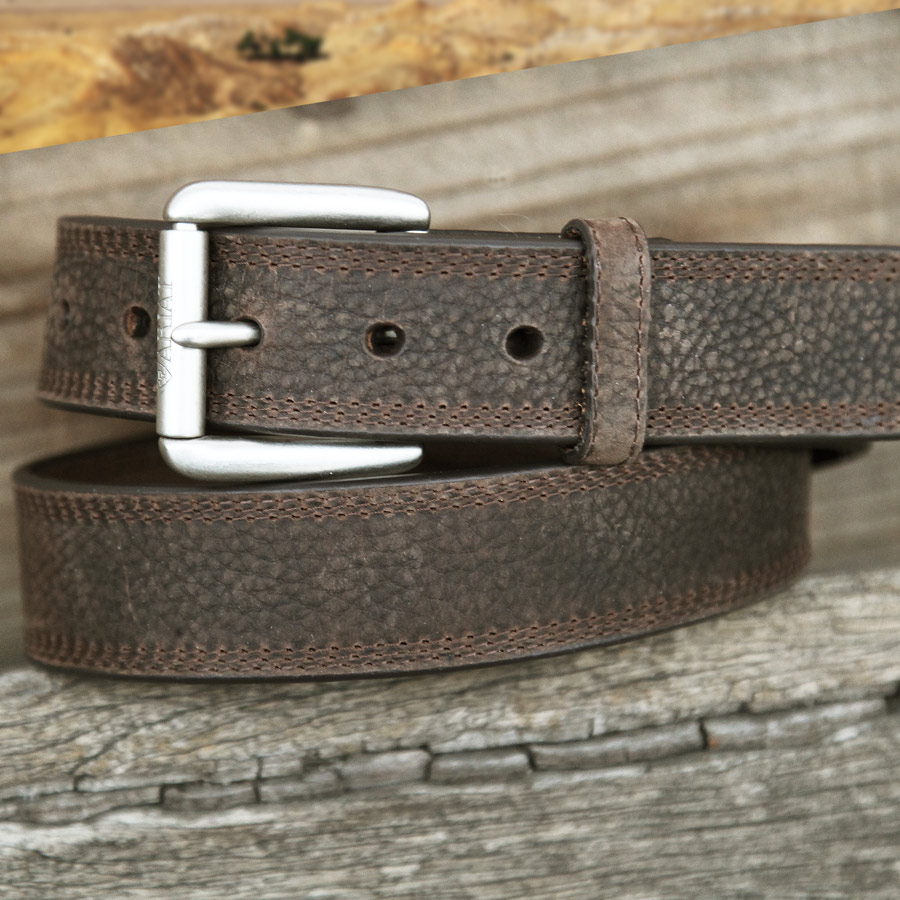 アリアット ウエスタン ワーク レザーベルト（ブラウン）/Ariat Western Work Leather Belt(Brown)