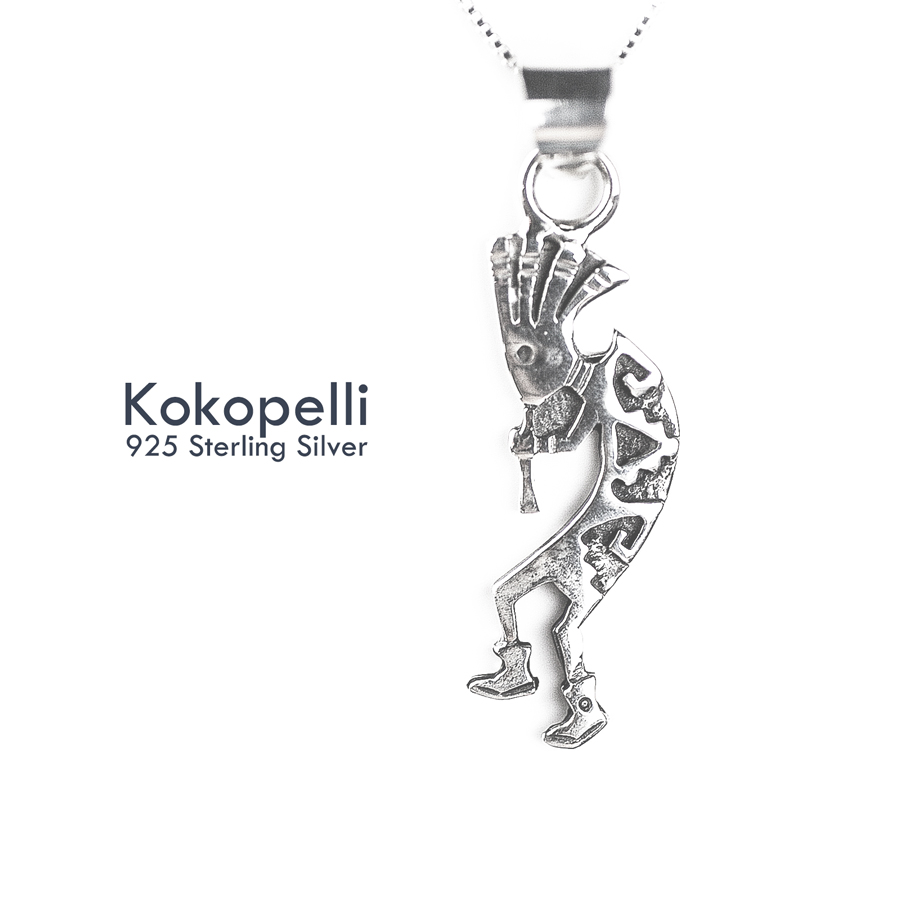 ココペリ スターリングシルバー ペンダント トップ/Kokopelli Sterling ...