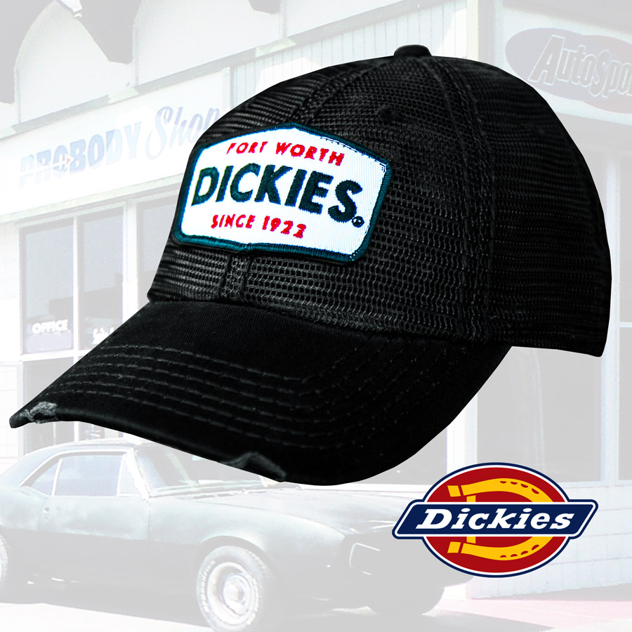 ディッキーズ ロゴパッチ メッシュ キャップ（ブラック）/Dickies Mesh Cap(Black) キャップ