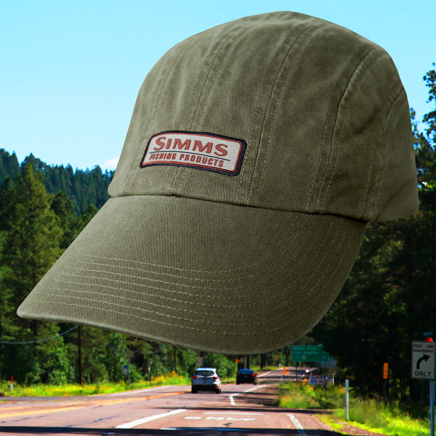 Simms Fishing Single Haul Hat Cap - Sterling Color - NEW! OSFM