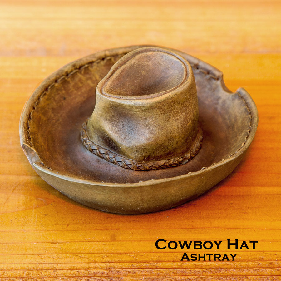 アメリカン カウボーイハット アッシュトレイ/Cowboy Hat Ashtray ログ