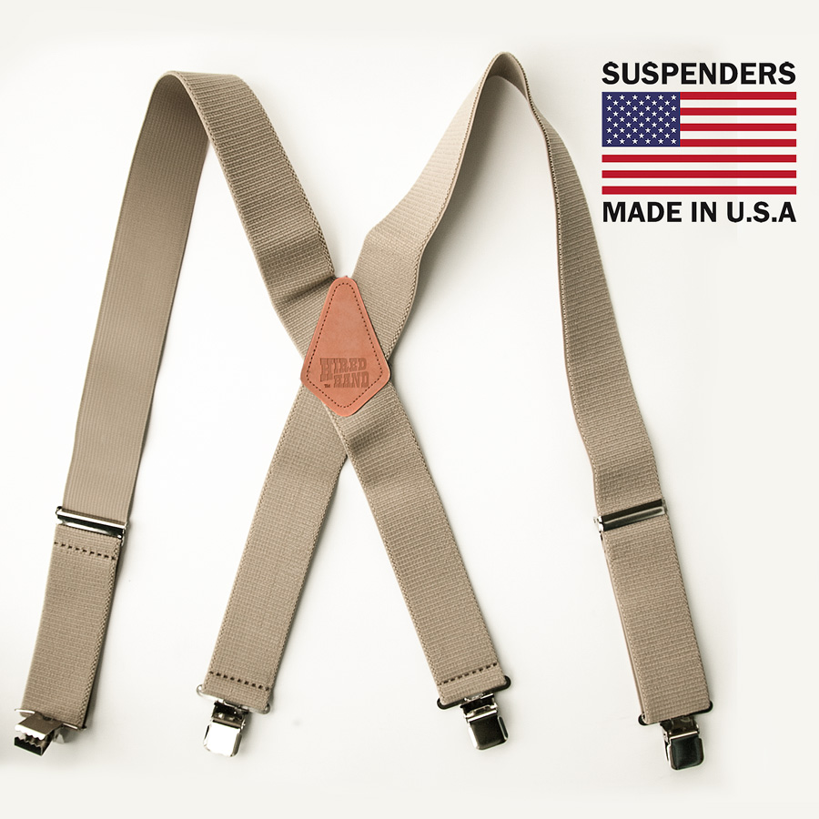 サスペンダー クリップ式（タン）/MF Western Products Clip Suspenders(Tan) パンツ・ソックス・サスペンダー