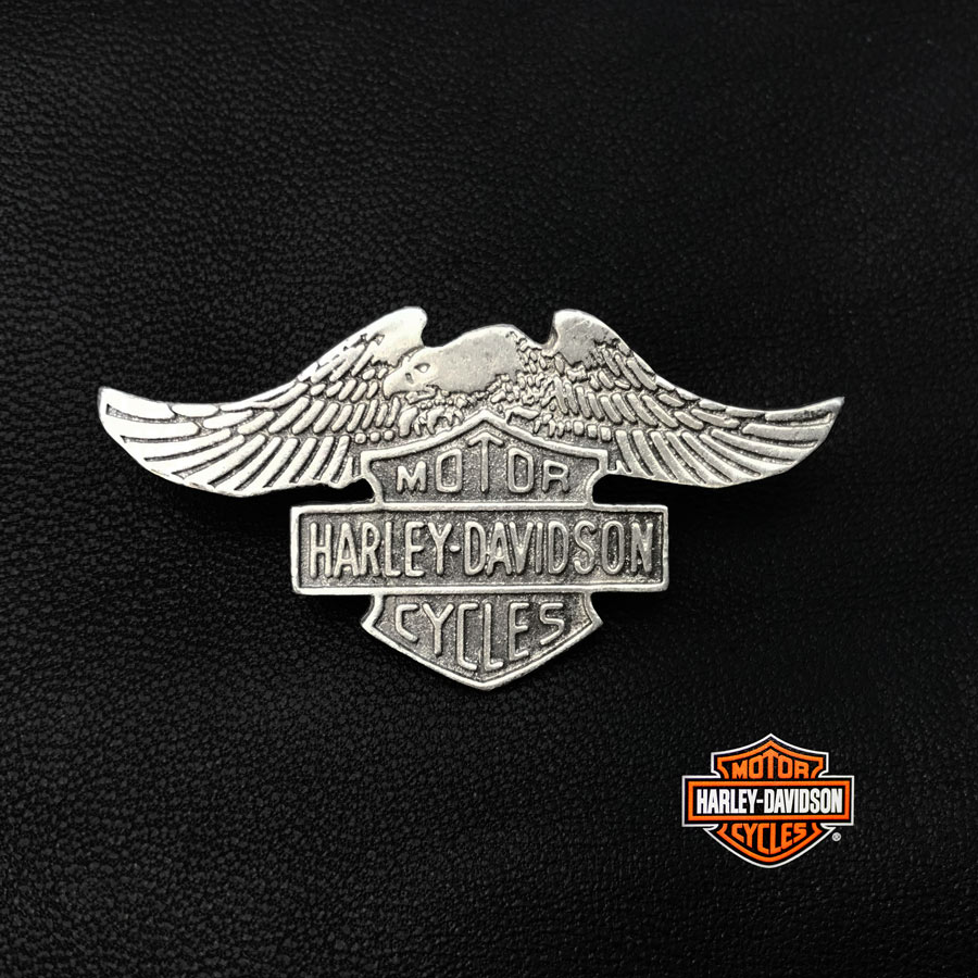 画像1: ハーレーダビッドソン モーターサイクル アメリカン イーグル ウイング ピンバッジ ピンズ/Harley Davidson Motor Cycles American Eagle Pins  (1)