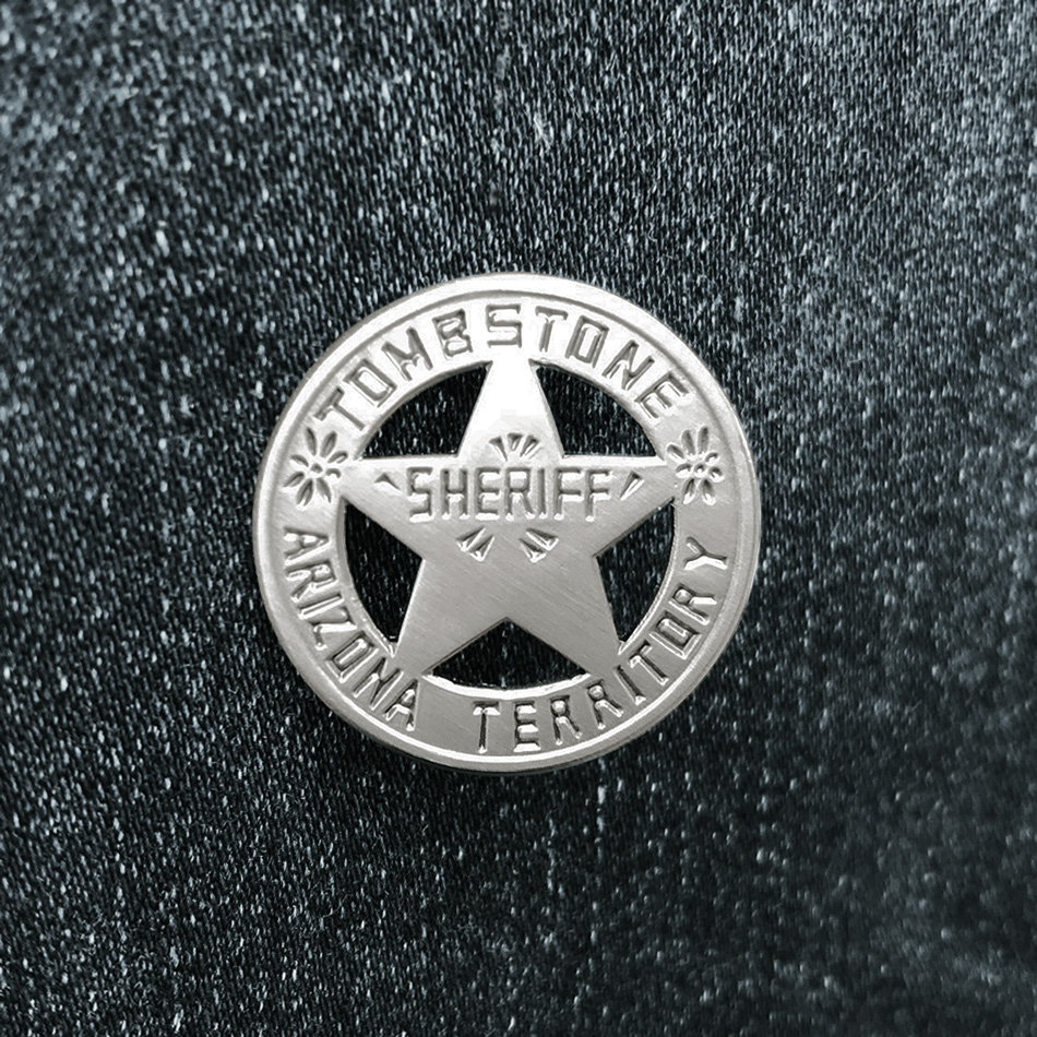 オールドウエスト ピンズ シェリフ SHERRIFF トゥームストーン アリゾナテリトリー/Pin