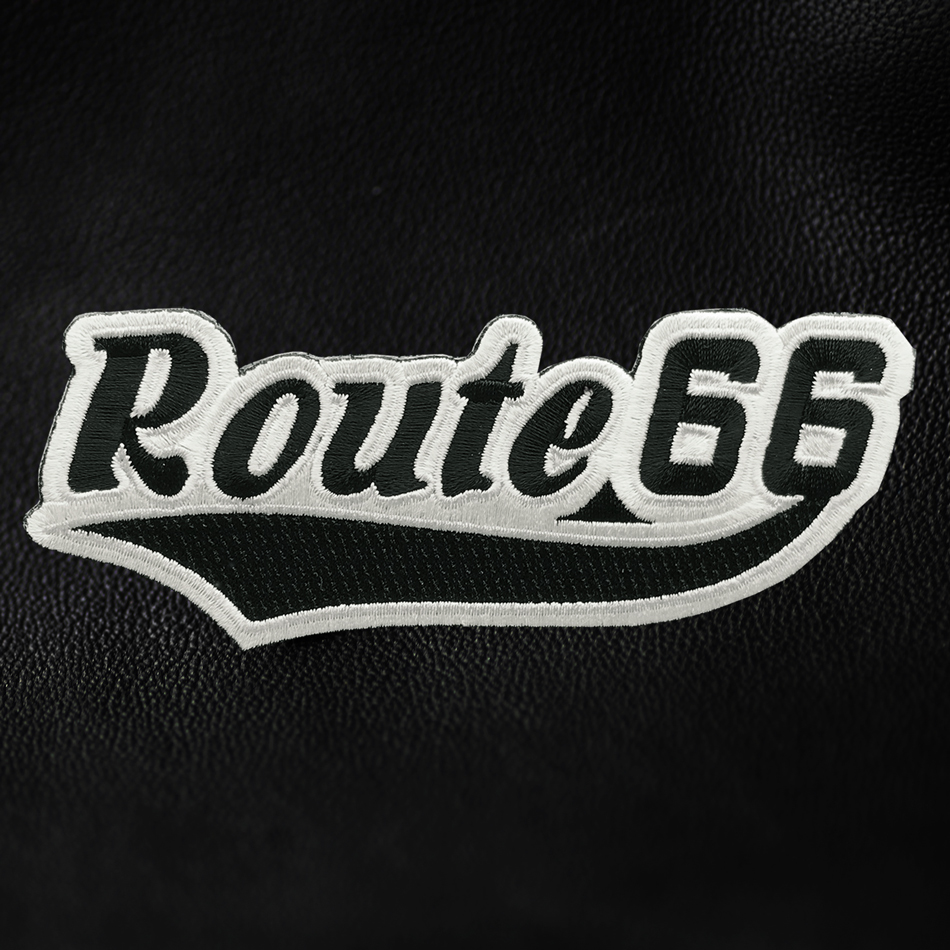 ワッペン ルート66 ブラック・シルバー/Patch Route 66 