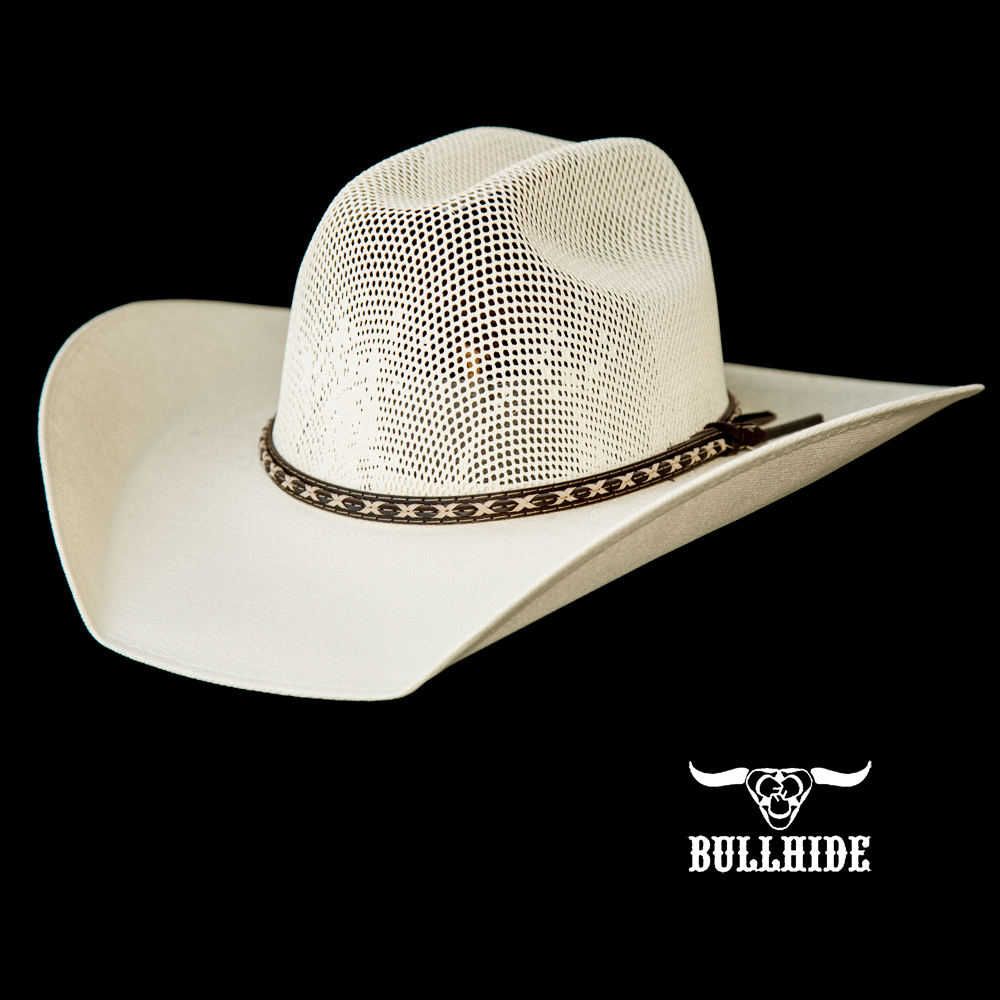 ブルハイド 10X ウエスタン カウボーイ ストロー ハット クイックドロー（ナチュラル）/BULLHIDE Straw Cowboy Hat Quick Draw(Natural)