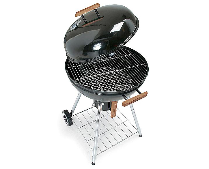 バーベキューグリル《便利なアッシュキャッチャー（灰受）・シェルフ付き大型直径57ｃｍモデル》/Barbecue(BBQ) Grill 22－1/2  キャンプ＆アウトドア